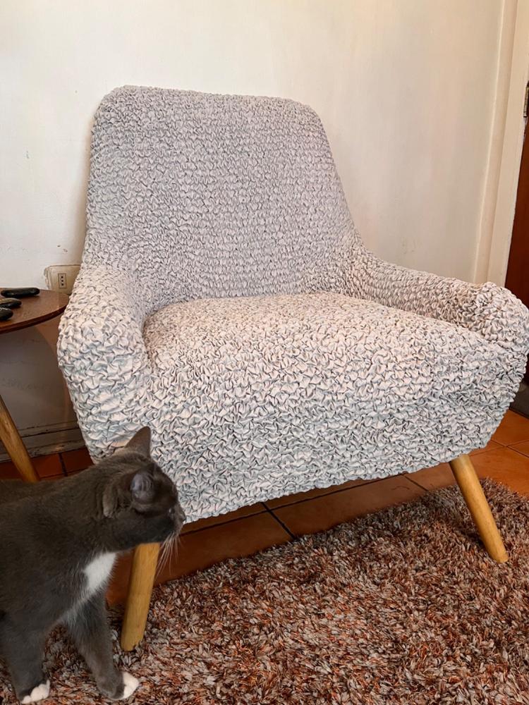 Microfibra - Funda Sillon Pearl - Customer Photo From Julio Campos