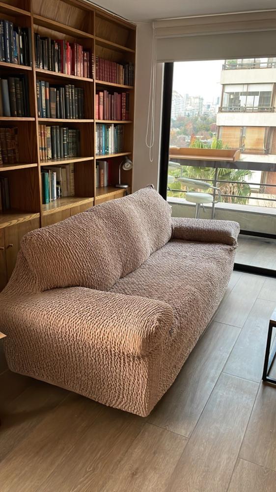 Velvet - Funda Sofa 3 cuerpos Capuccino - Customer Photo From Natalia Sabatini