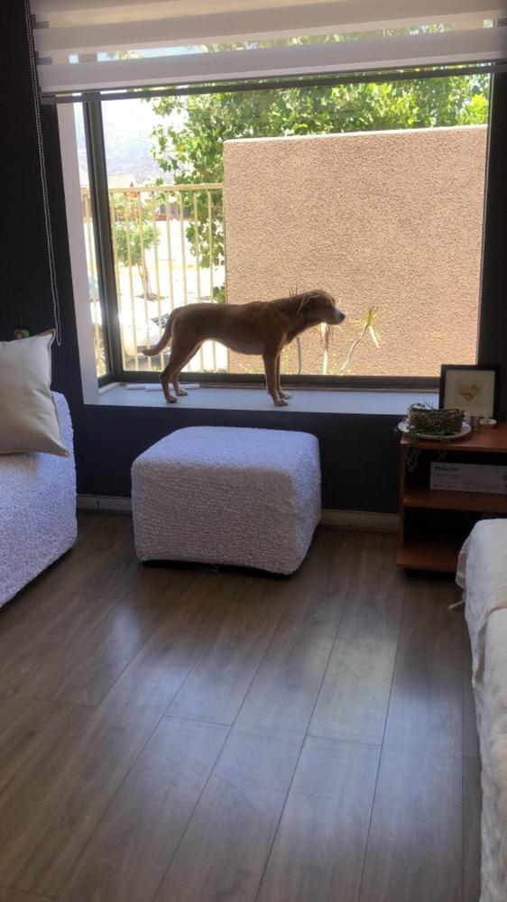 Microfibra - Funda Ottomana White - Customer Photo From Francisca Rosales