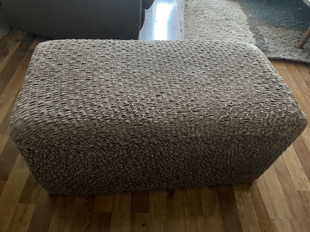 Velvet - Funda Ottomana Brown - Customer Photo From Benny Rondon