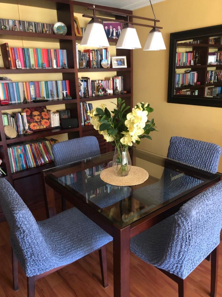 Microfibra - Funda Silla Blue - Customer Photo From Karla Melendez