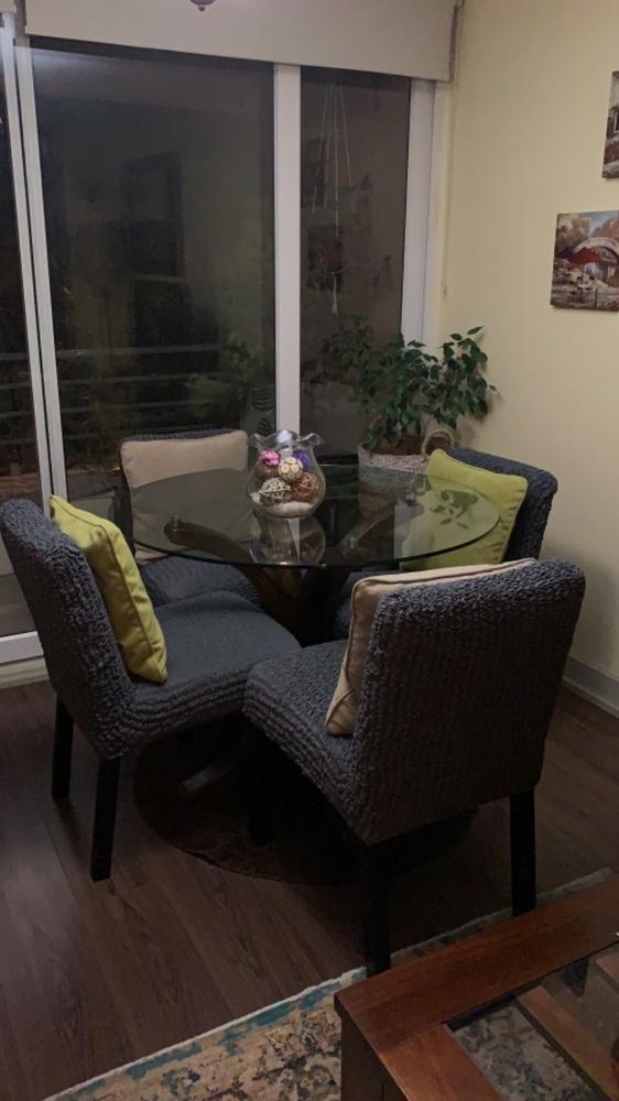 Microfibra - Funda Silla Charcoal - Customer Photo From Alejandra Andrades