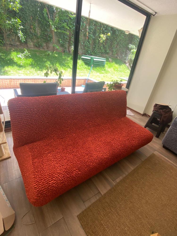 Microfibra - Funda Futon Terracota - Customer Photo From Sebastian Cruz