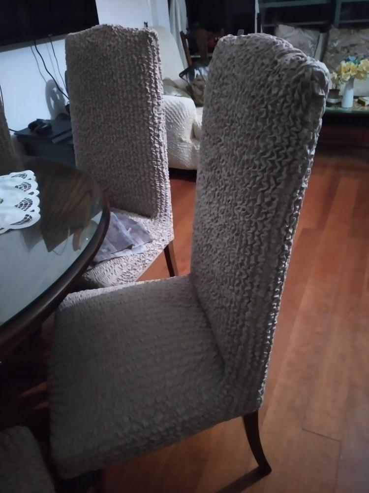 Microfibra - Funda Silla Turtledove - Customer Photo From Graciela Fuentes Zarate