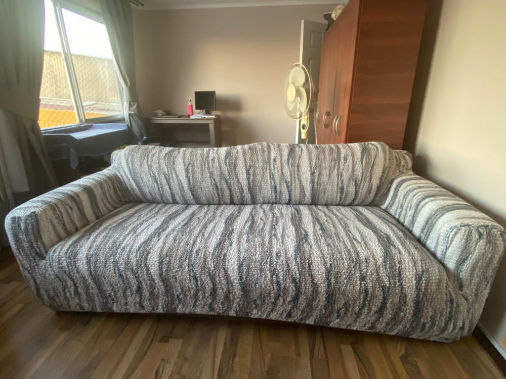 Printed Microfibra - Funda Sofa 3 cuerpos Marble - Customer Photo From Paula Rodriguez