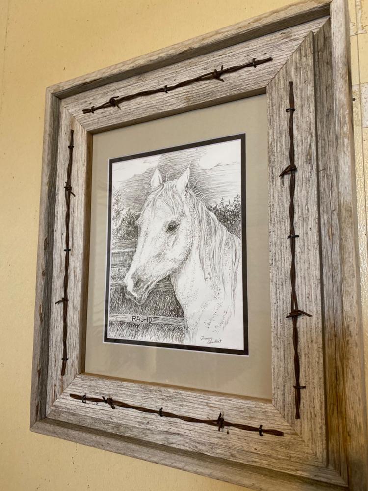 Western Barnwood Picture Frame 16x20 Reclaimed Wood