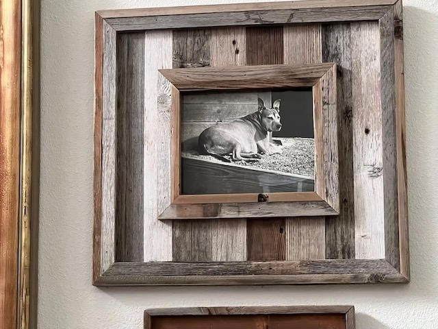 My Barnwood Frames - Durango Rustic Barnwood Picture Frame, 11x14 Opening Western Aged Wood Frame