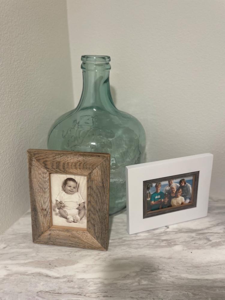 Sonefreiy 5x7 Picture Frame, Rustic Picture Frames for Wall, 5 x 7 Photo  Frame Barn Wood Molding Tabletop Display, Gift for Family Mom Dad Grandma