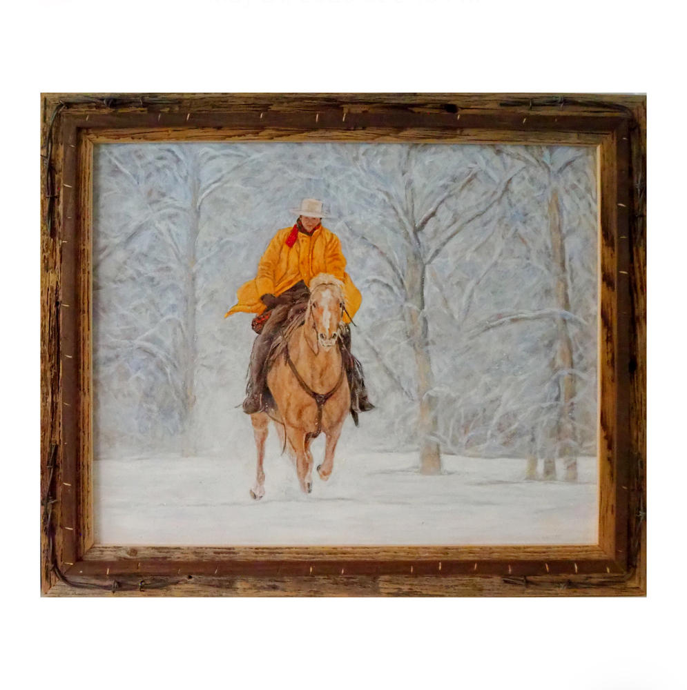 Western Frames with Barbed Wire - 8x10 Hobble Creek Series