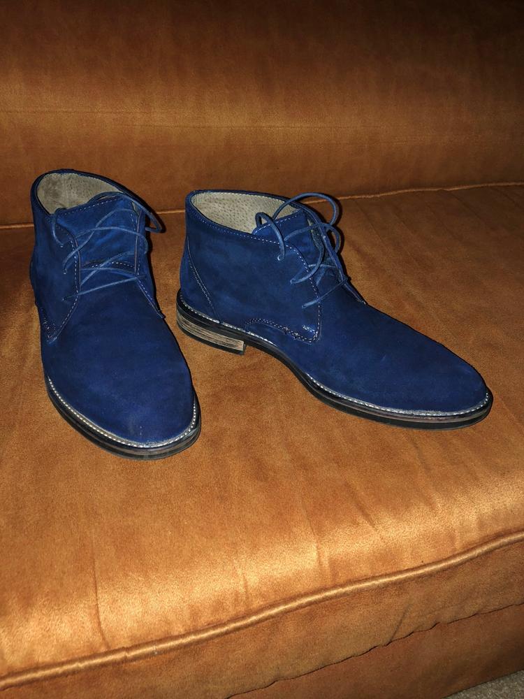 navy blue leather shoe dye