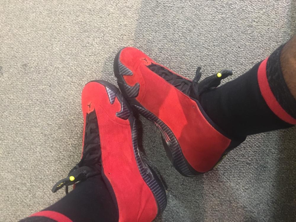 suede dye red