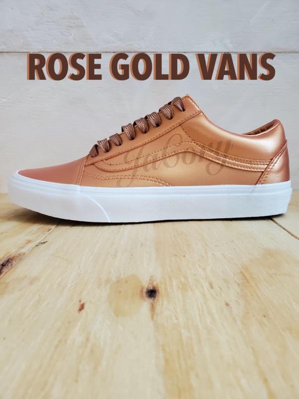 rose gold leather paint