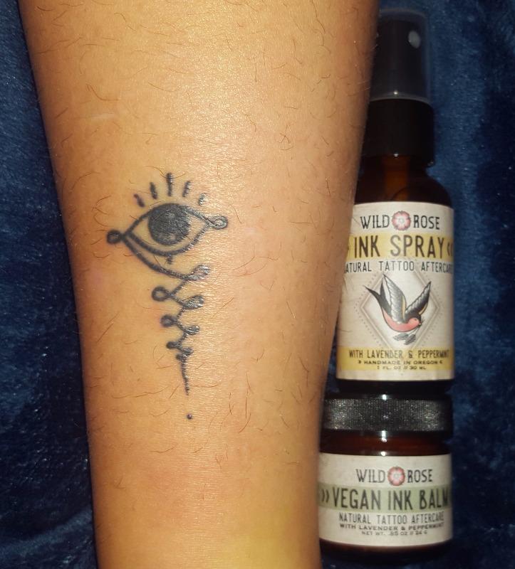Natural Vegan Tattoo Aftercare - Ink Balm - Customer Photo From Ella S.