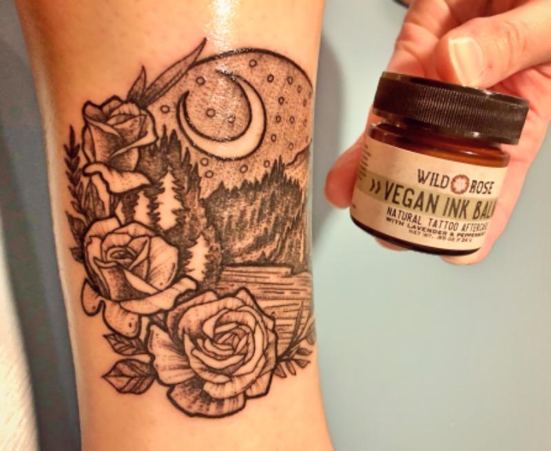 Natural Vegan Tattoo Aftercare - Ink Balm - Customer Photo From Allison J.