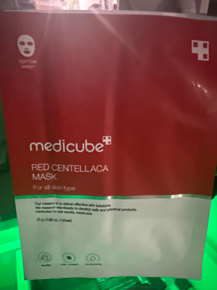 Red Centellaca Mask – MEDICUBE US