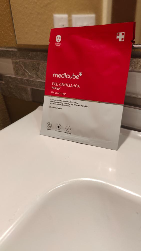 Red Centellaca Mask – MEDICUBE US