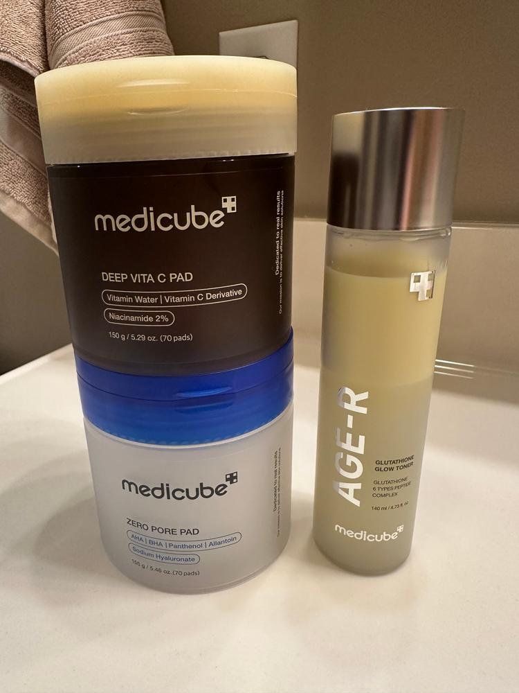 glutathione toner medicube AGE-R Glutathione Glow Milk Toner – MEDICUBE US