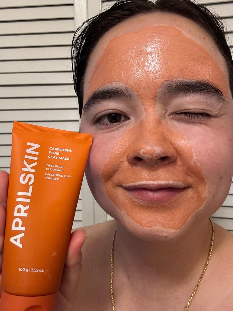 Carrotene IPMP™ Quick Dry Pore Tightening Clay Mask - Customer Photo From Kaitlyn