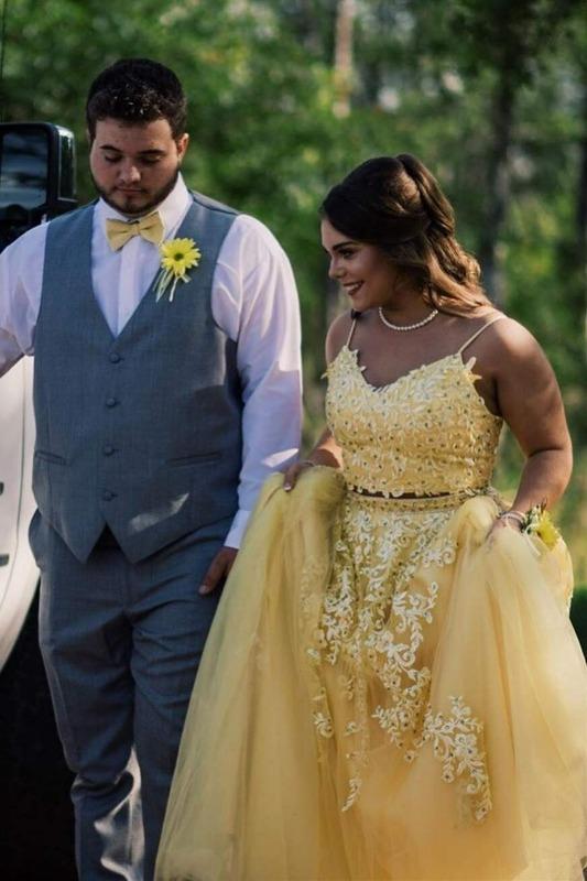 Cute yellow prom dresses hotsell