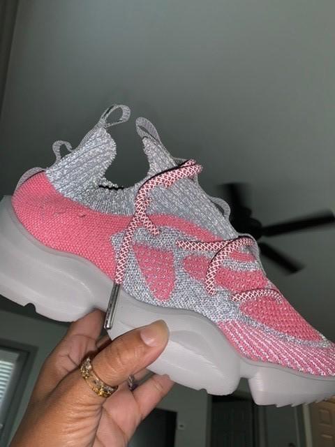 Pink 3M Reflective Rope Laces