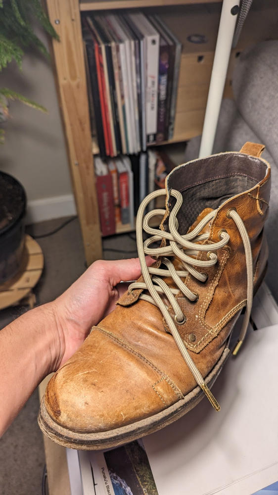 Oxford Tan Rope Laces