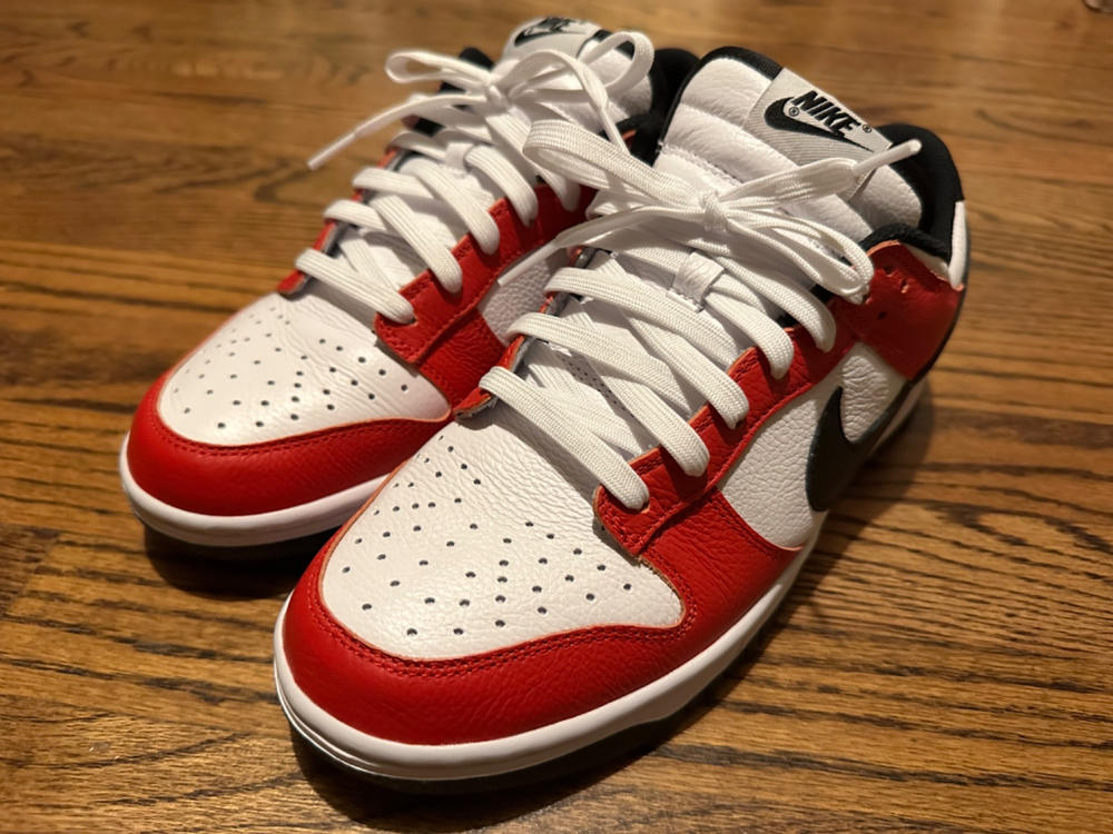 Nike Dunk Low Chicago Split Review & On Feet W Lace Swap 
