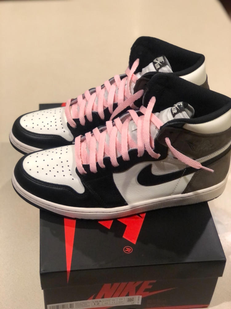 jordan 1 with pink laces