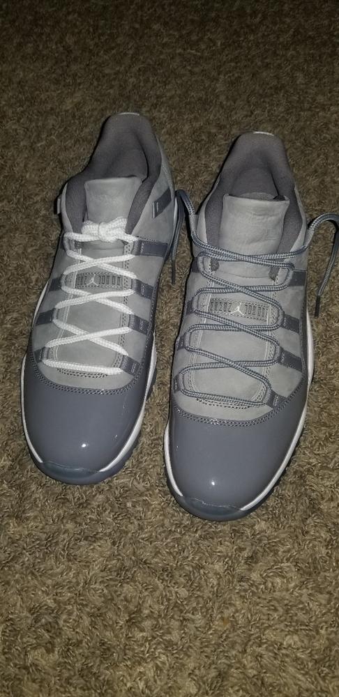 cool grey 4s white laces