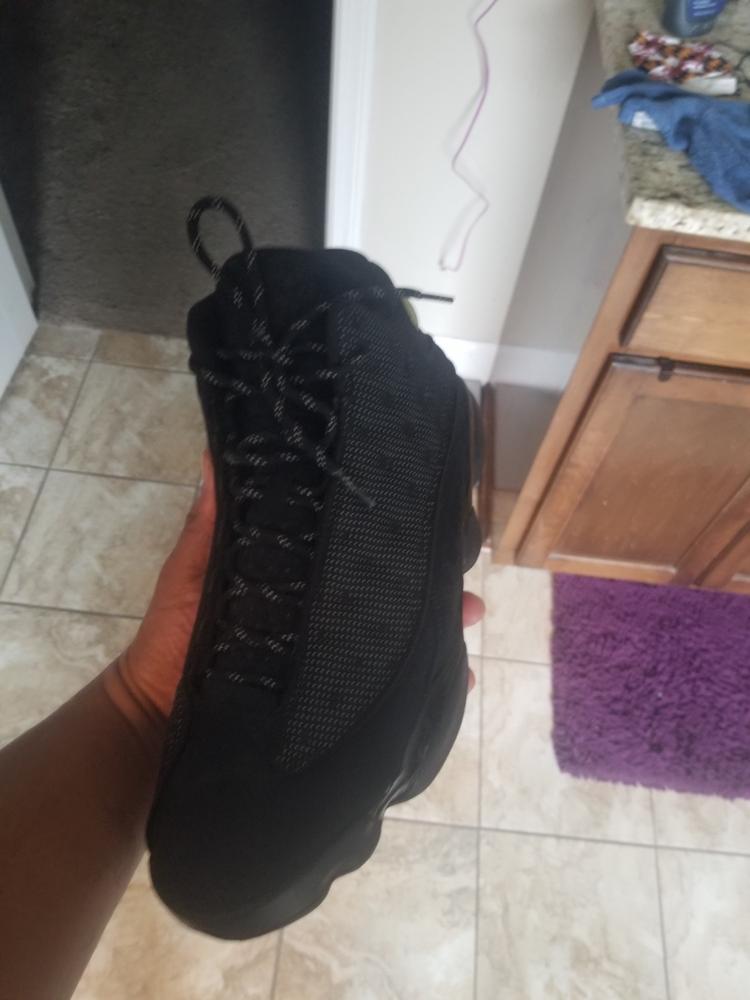 Black 3M Reflective Rope Laces