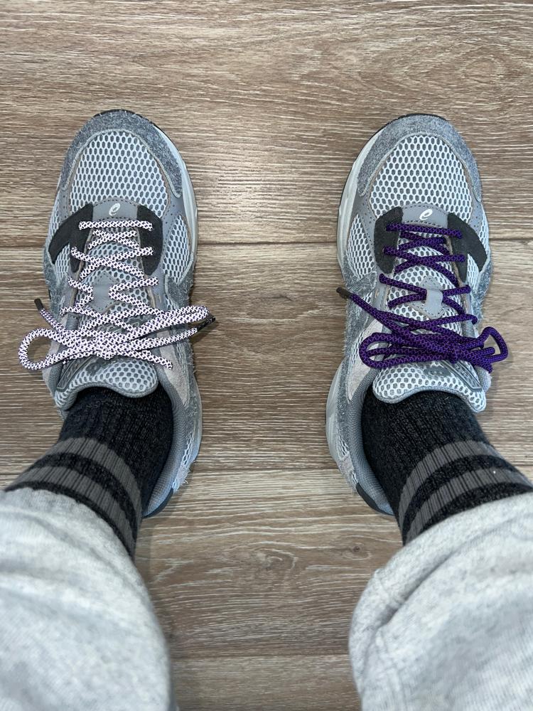 Purple 3M Reflective Rope Laces