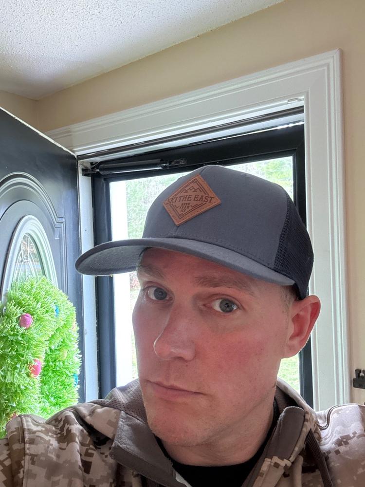 Born From Ice Canvas Trucker Hat - Storm - Customer Photo From David Heikkila