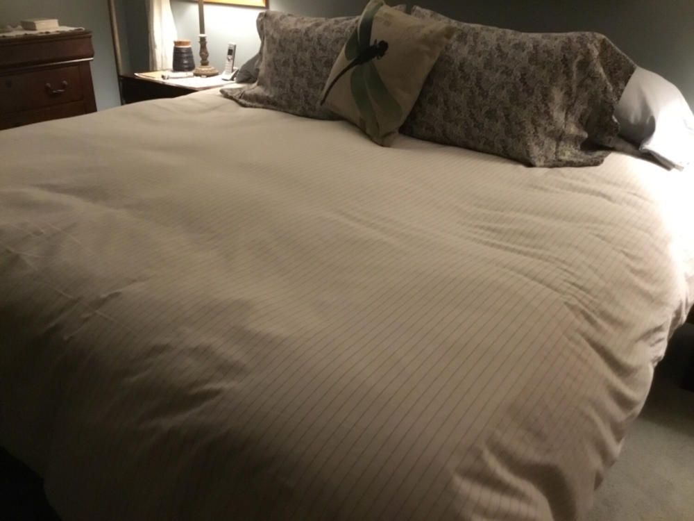 Sateen New-Way Duvet Cover - Customer Photo From Kathleen Sivak
