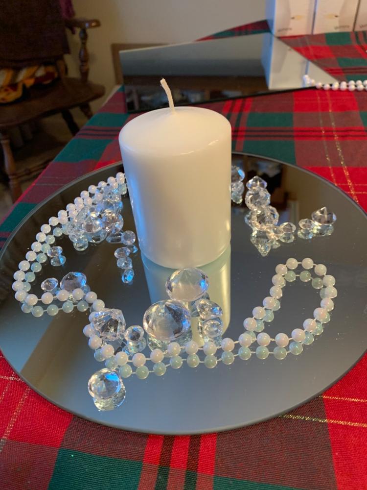 3" x 4" Wholesale Pillar Candles - Customer Photo From Janet Stewart