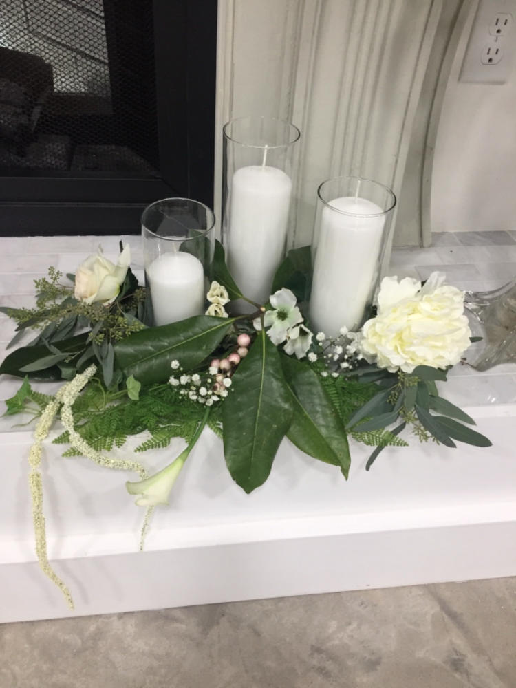 3" x 10" Wholesale Pillar Candles - Customer Photo From Ruth Holt