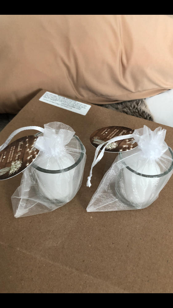 10 Hour Votive Candles And Candle Holders - Customer Photo From Beth Gomez