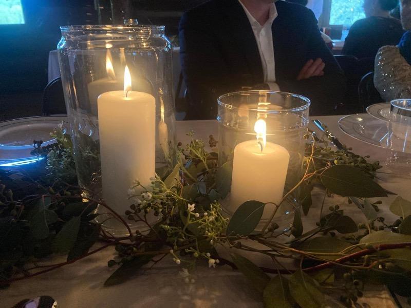 Wholesale 2.25" x 3" Slim Pillar Candles - Customer Photo From Charlene Galluzzo