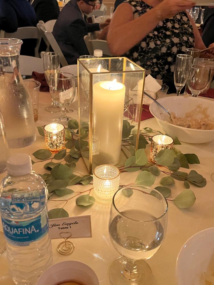 3" Round Pillar Waterfall Set - Customer Photo From Joyce McClish