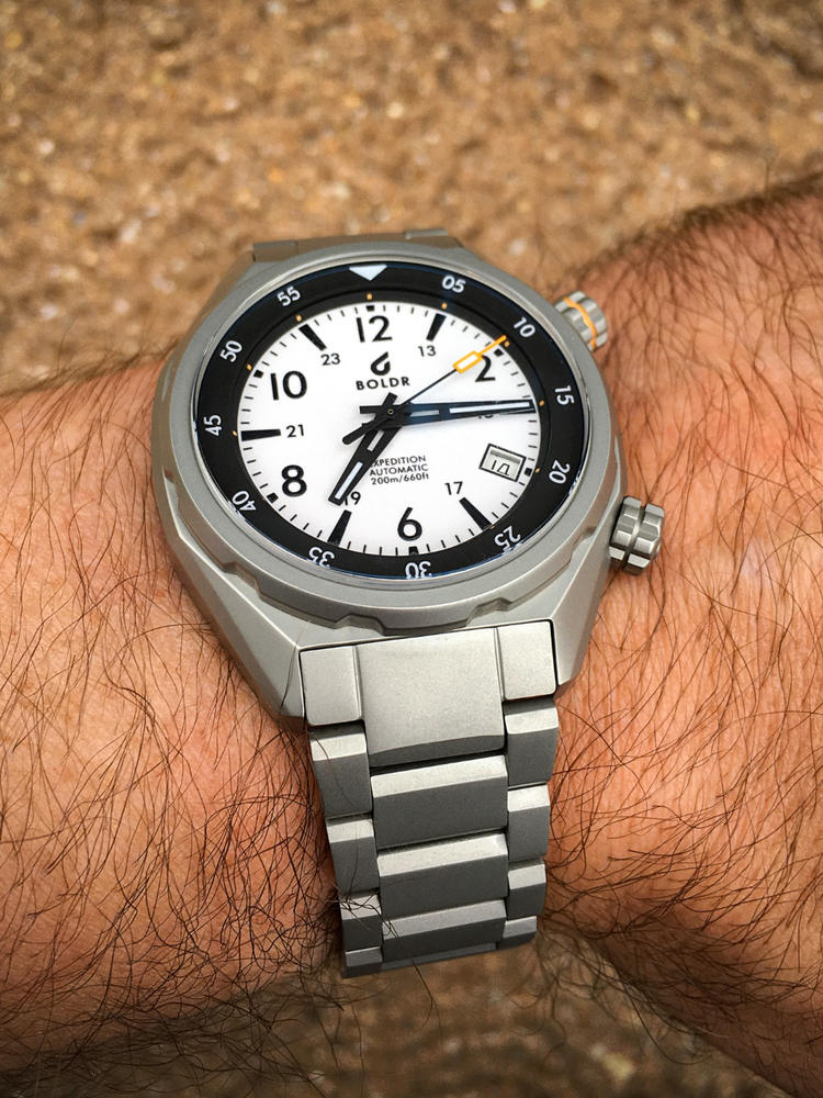 Expedition II Stainless Steel Bracelet - Customer Photo From Nathan Fletcher