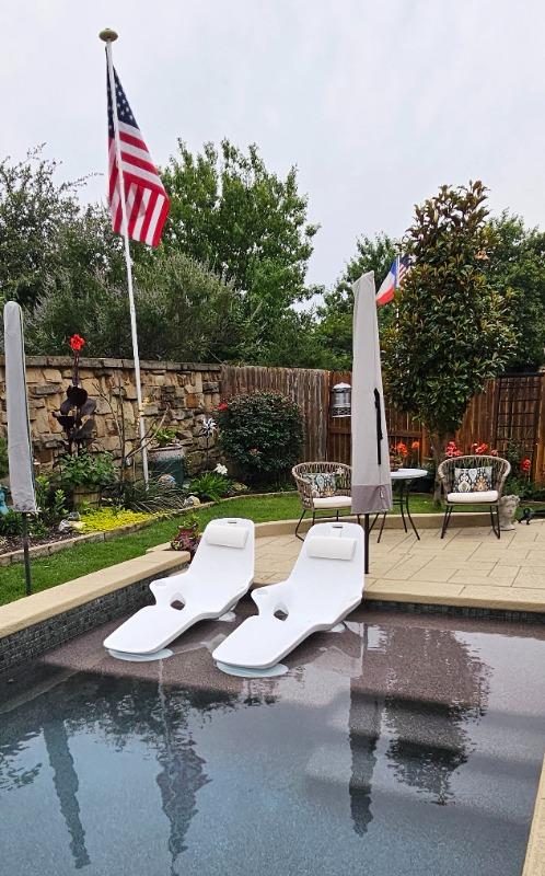 SHAYZ | Tanning Ledge Pool Chaise Lounger - Customer Photo From Bill Engel