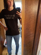 HEIGHT GODDESS  Life is Short, But I'm Not Tee: Crew Neck Review