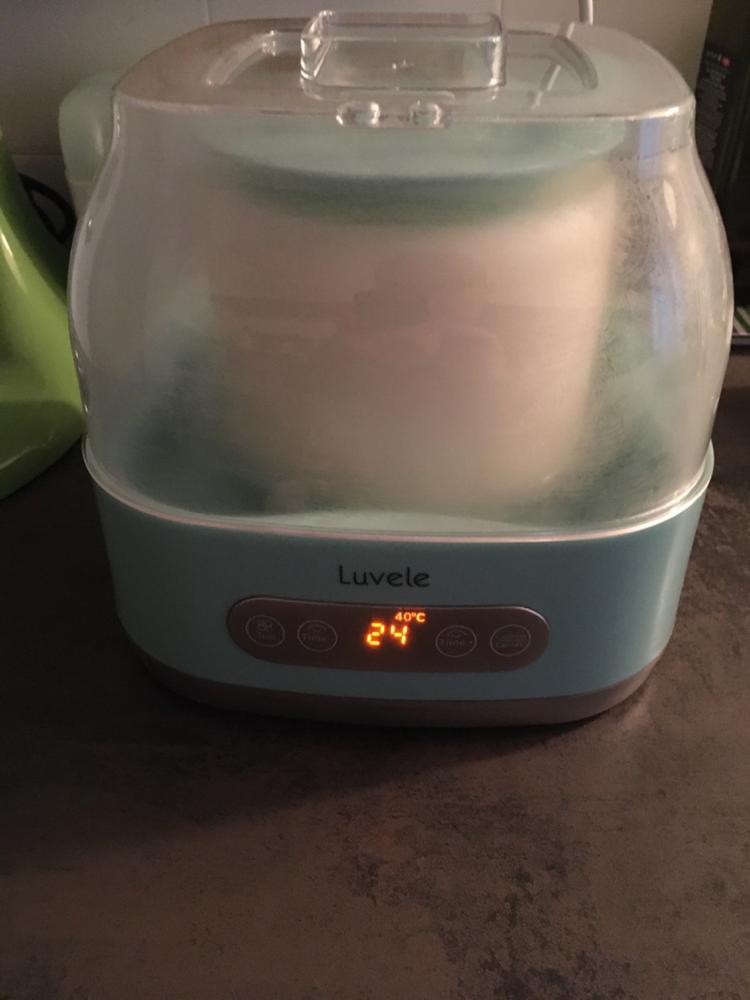 Luvele 2 Litre (2.1qt.) Glass Yogurt Container Compatible with Pur