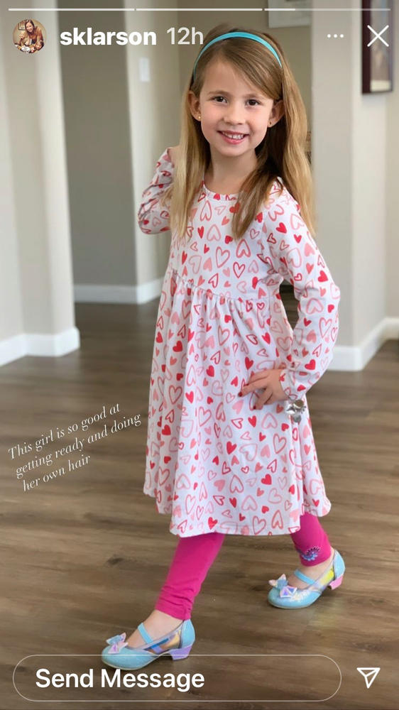 I Heart You Dress, Pink - Customer Photo From Kristen Lowrey
