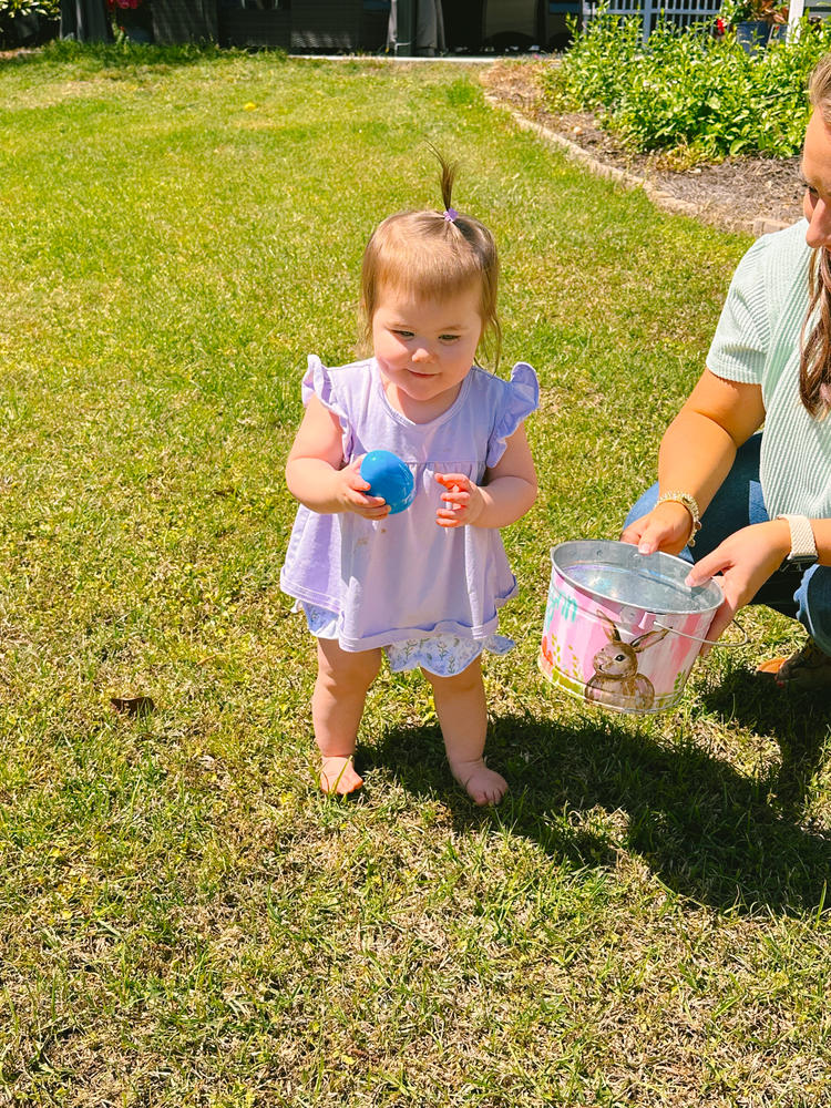 Picking Wildflowers Ruffle Short Set, Purple - Customer Photo From Callie Shipp