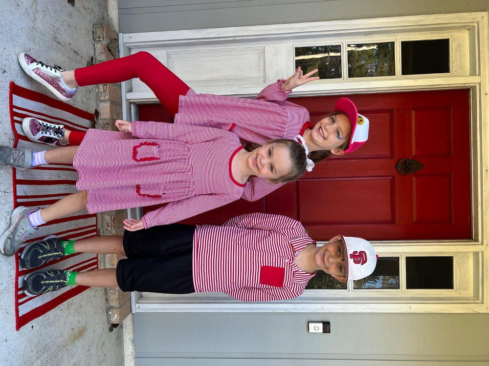 Amelia Dress, Red Stripe - Customer Photo From Jane Allen