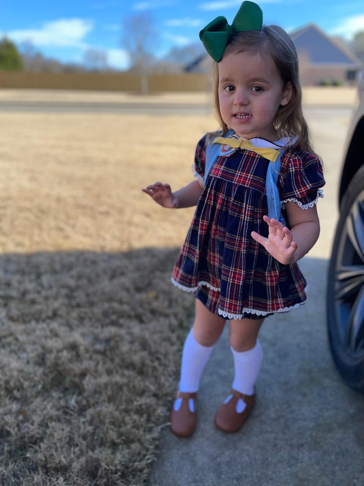 Classic Stocking, White - Customer Photo From ANSLEY Apperson