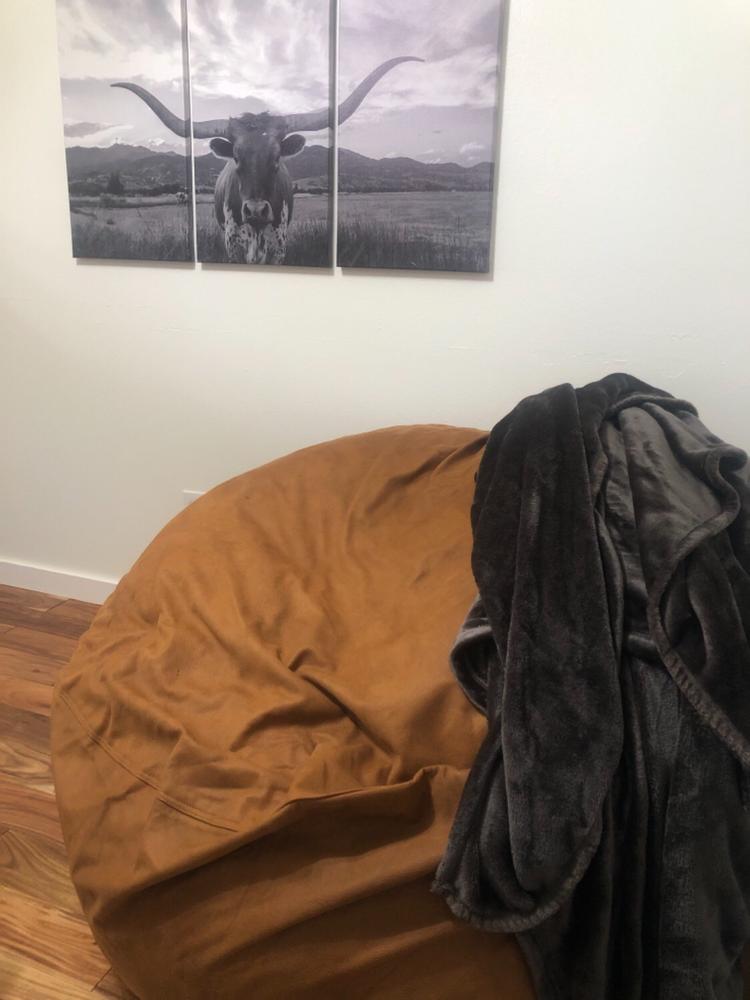 Bean Bag - King - Faux Leather - Customer Photo From Anonymous