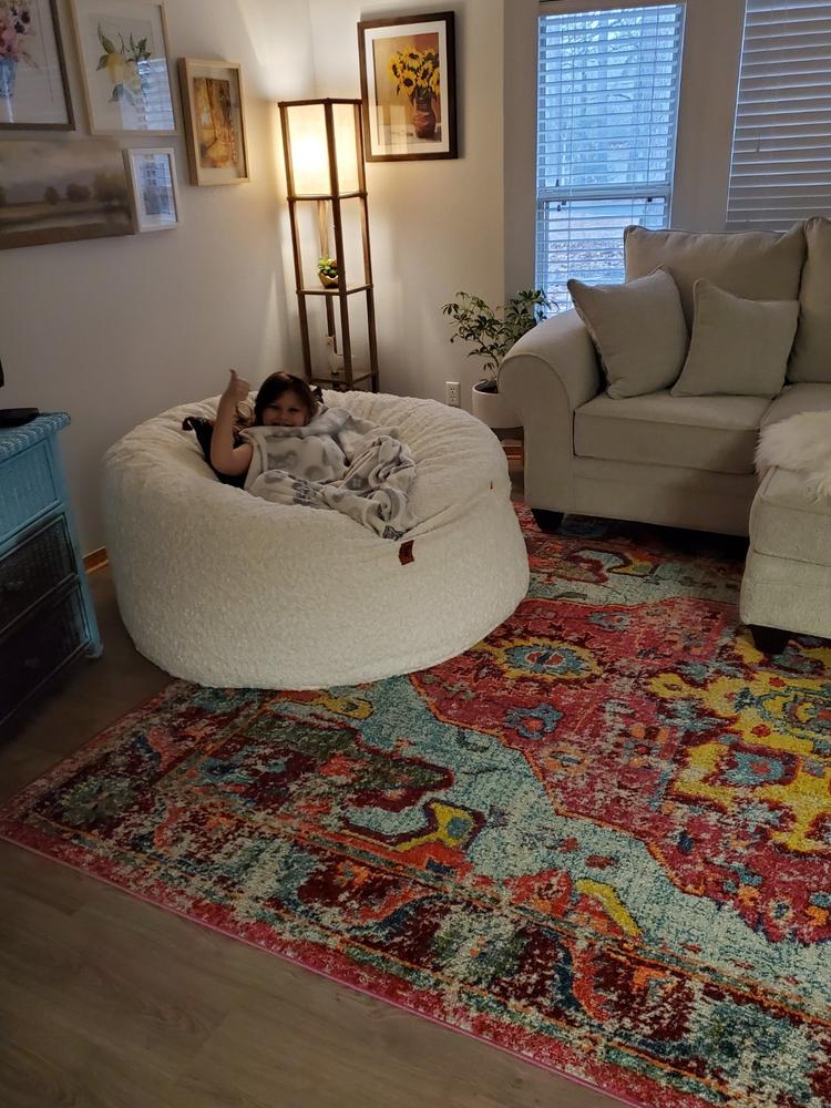 Bean Bag - King - Faux Fur - Customer Photo From Kristal G Slaughter