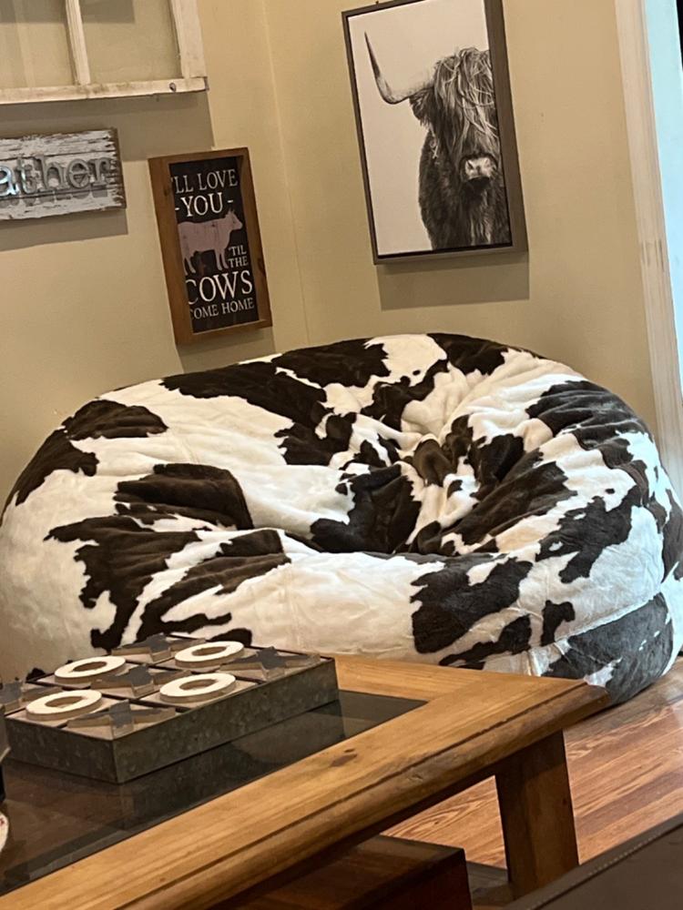 Bean Bag - King - Faux Fur - Customer Photo From Richard Wygal