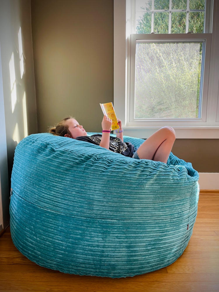 Bean Bag - Queen - Terry Corduroy - Customer Photo From Cristy Smith