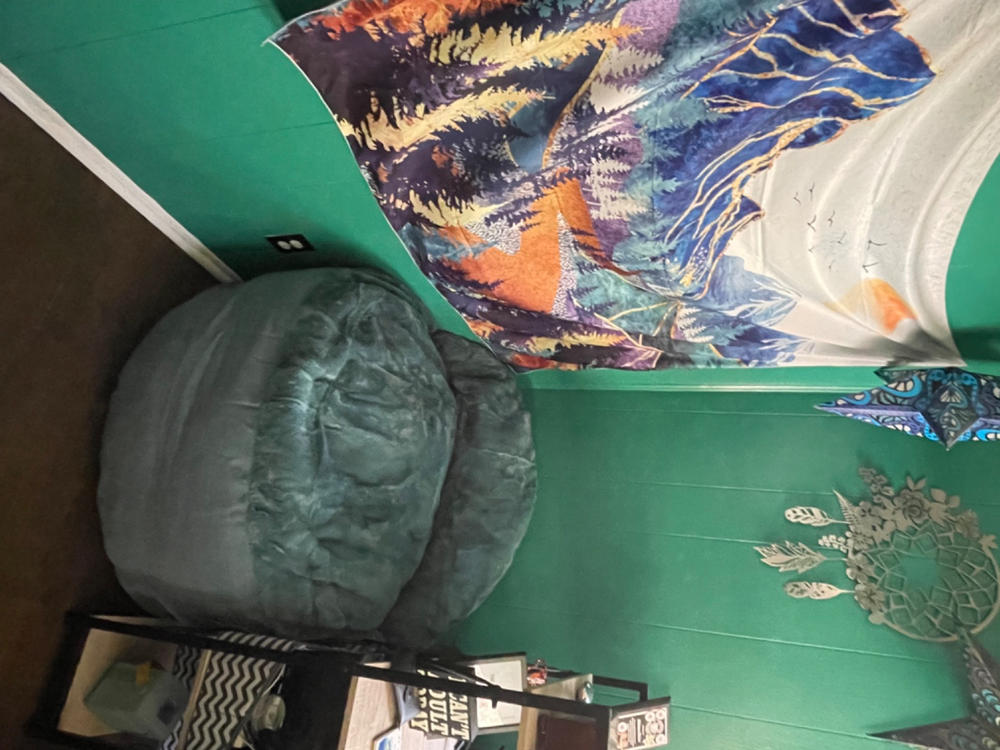 Adult Bean Bag Chair - Full - NEST Bunny Fur - Customer Photo From Britann Ritter